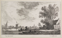 KG 05173
<br/>
Huisje aan een rivier
<br/>
<em>Visscher, Jan de (ca. 1636-na 1692)</em>